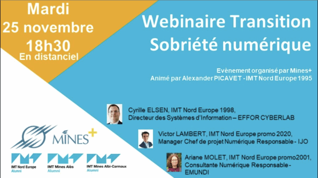 Webinaire Sobriété numérique